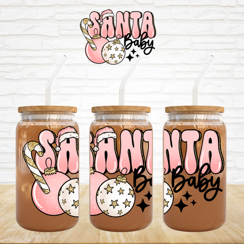 UV DTF Decal - Santa Baby