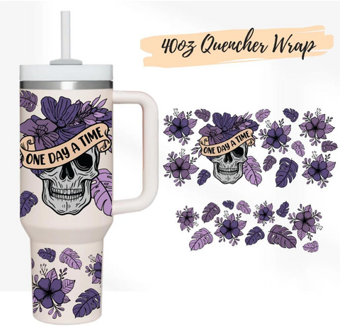 Queen of hearts UV DTF cup wrap