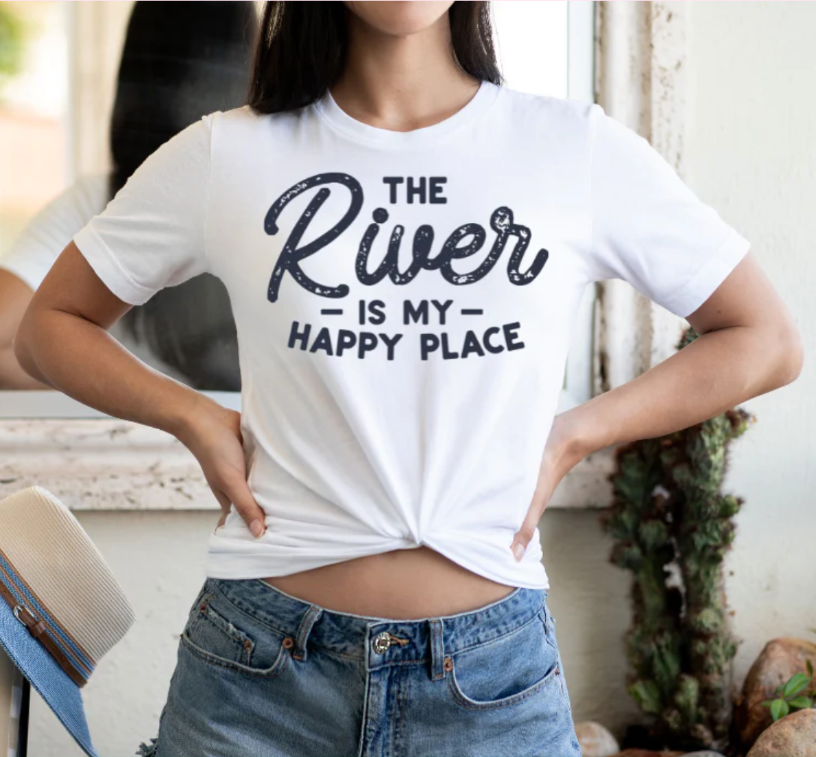 The River Is My Happy Place - Screen Print Transfer