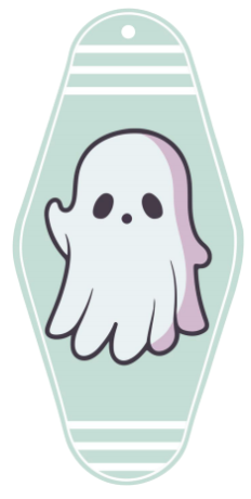 Ghostie - UV DTF Motel Keychain Decal