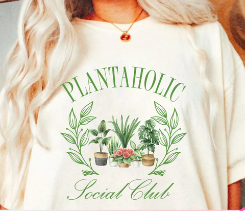Plantaholic - DTF Full Color TShirt Transfer