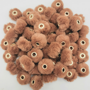 20mm Fuzzy Fluffy Spacers - Mocha