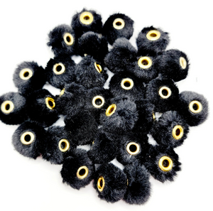 20mm Fuzzy Fluffy Spacers - Black