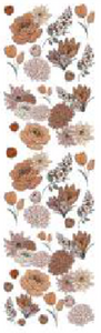 UV DTF Bookmark Decal - Fall Floral