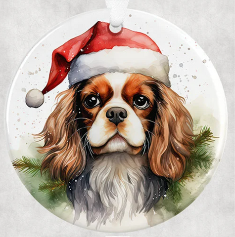 3" Ornament UV DTF Decal - King Charles