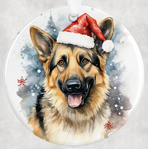 3" Ornament UV DTF Decal - German Shepherd