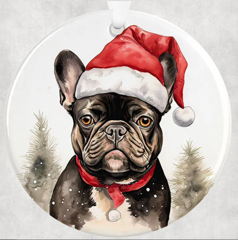 3" Ornament UV DTF Decal - Frenchie