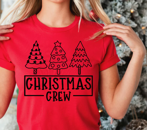 Screen Print Transfer - Christmas Crew