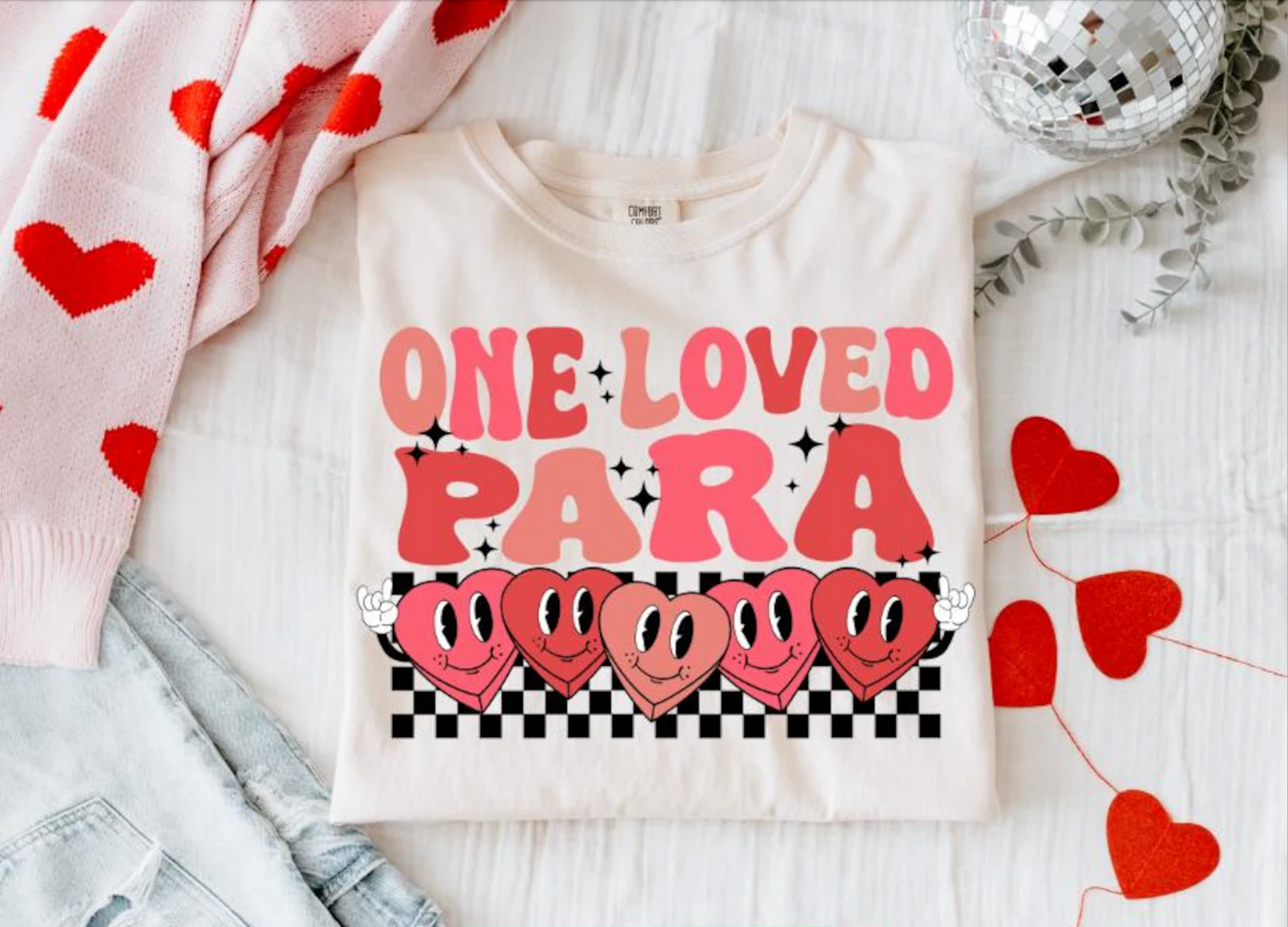 DTF Full Color Transfer - One Love Para
