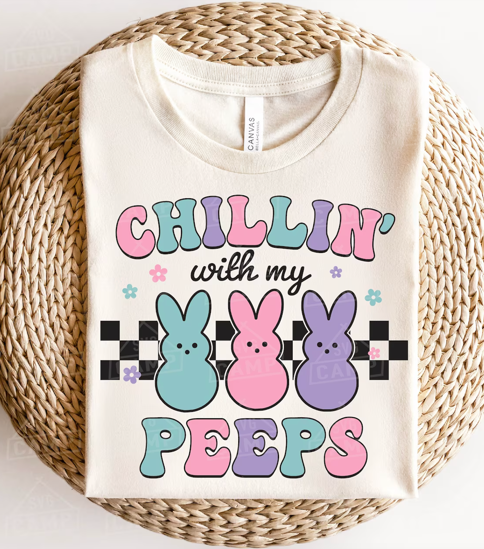 DTF Full Color Transfer - Chillin With My Peeps
