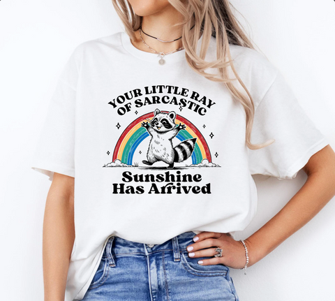 DTF Full Color Transfer - Your Little Ray of Sarcastic Sunshine