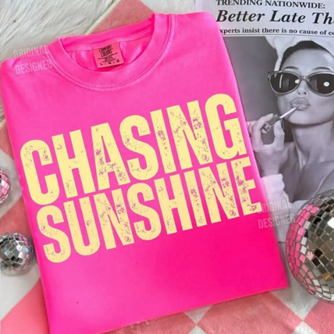 DTF Full Color Transfer - Chasing Sunshine