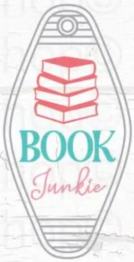 UV DTF Motel Keychain Decal - Book Junkie