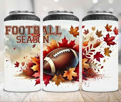 16oz UV DTF Wrap - Football Season with Leaves