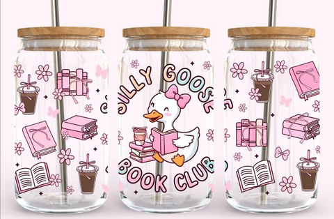 16oz UV DTF Wrap - Silly Goose Book Club