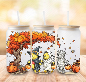 16oz UV DTF Wrap - Halloween P Bears