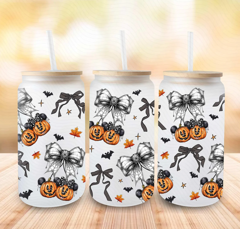16oz UV DTF Wrap - Halloween Mouse Cherries