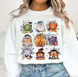 DTF Full Color Transfer - Halloween Buckets & Nuggets