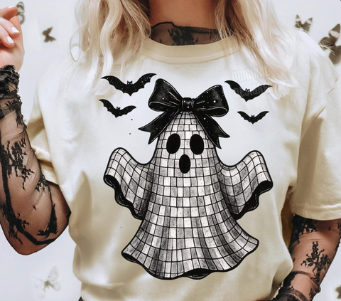 DTF Full Color Transfer - Disco Ghost