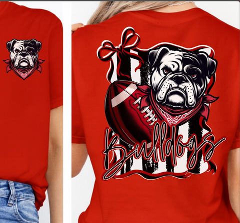 DTF Full Color Transfer - Bulldogs - FREE POCKET!