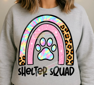 DTF Full Color Transfer - Shelter Squad