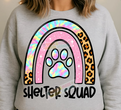 DTF Full Color Transfer - Shelter Squad
