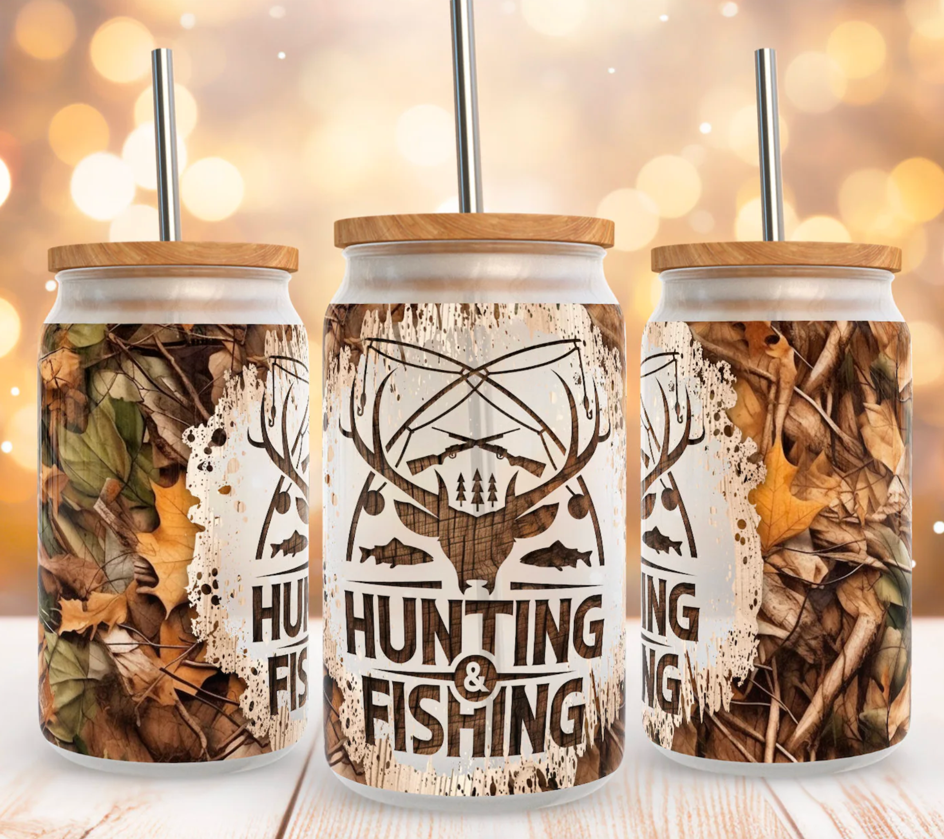 16oz UV DTF Wrap - Hunting & Fishing