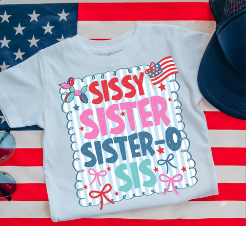 DTF Full Color Transfer - Sissy Sis Sister