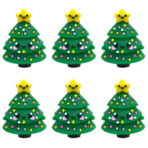 Silicone Focal - 3D Smiley Confetti Tree