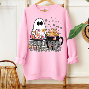 DTF Full Color Transfer - Spooky Reads & Lattes Please