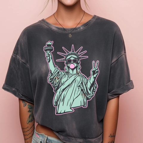 DTF Full Color Transfer - Statue Bubblegum