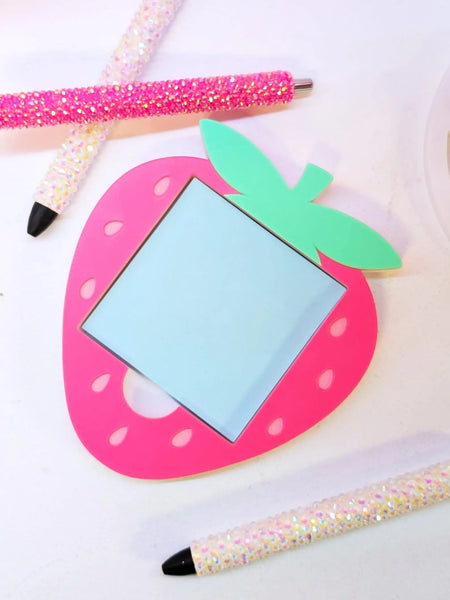 Sticky Note Holder - Strawberry