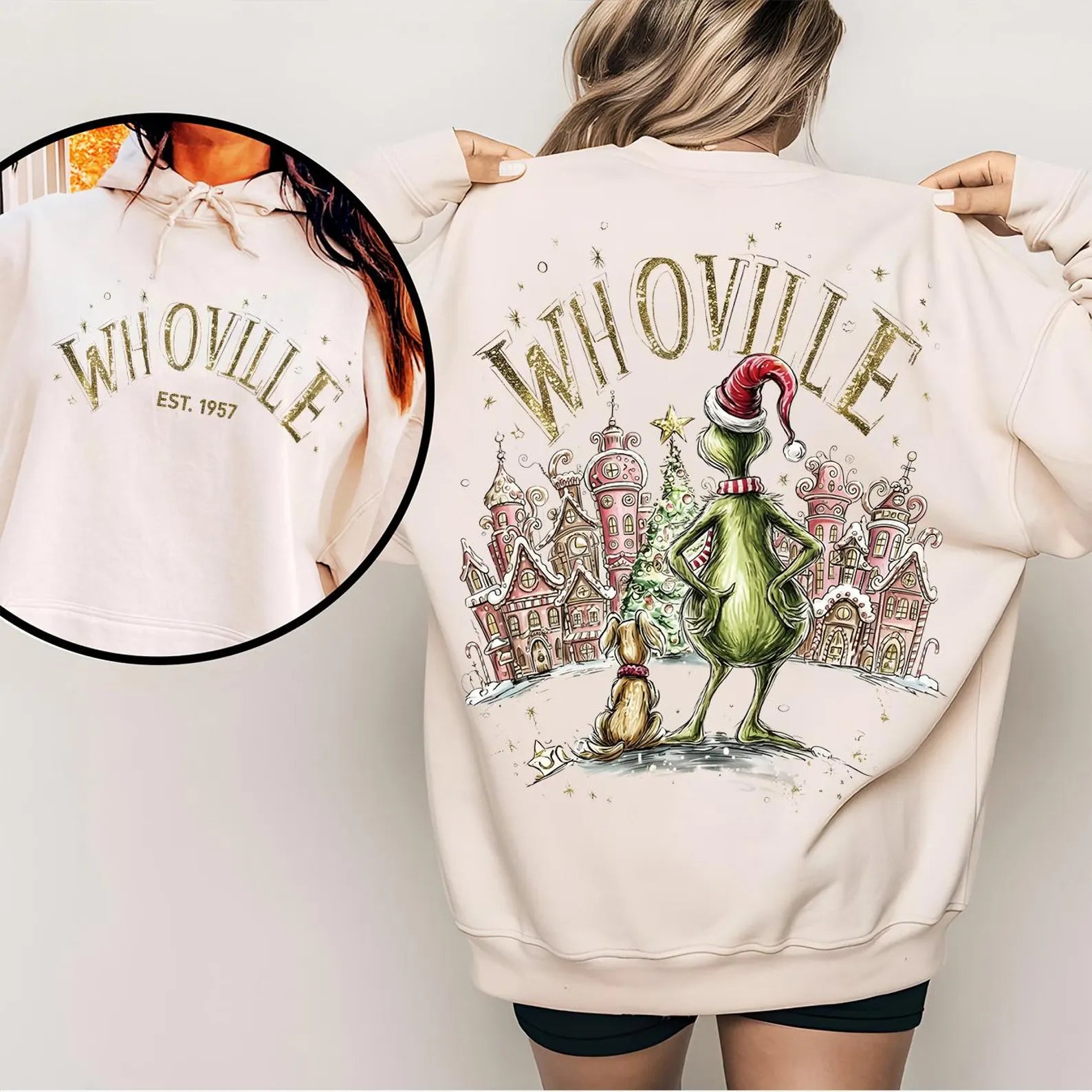 DTF Full Color Transfer - Whoville - FULL FRONT & BACK OPTIONS