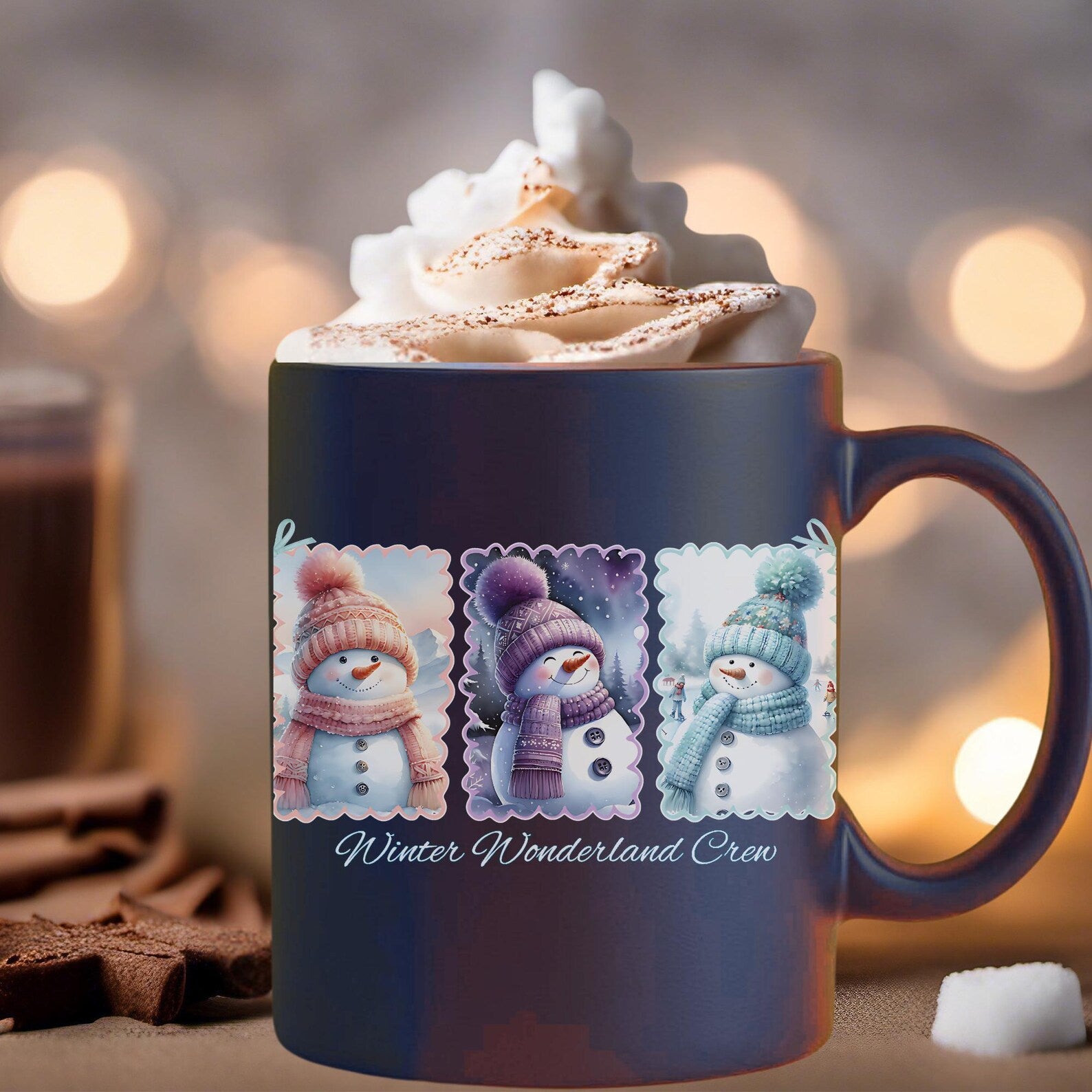 3" Ornament UV DTF Decal - Winter Wonderland Crew