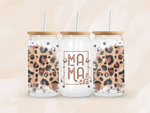 16oz UV DTF Wrap - MA MA Leopard