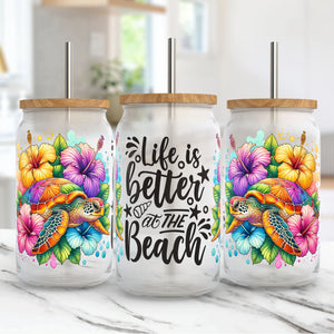 16oz UV DTF Wrap - Life Is Better At The Beach