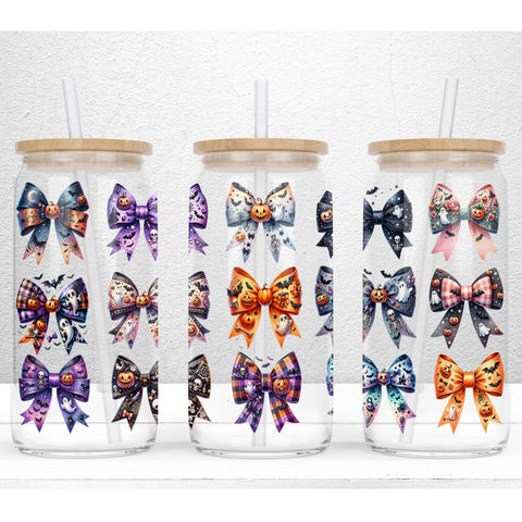 16oz UV DTF Wrap - Halloween Bows