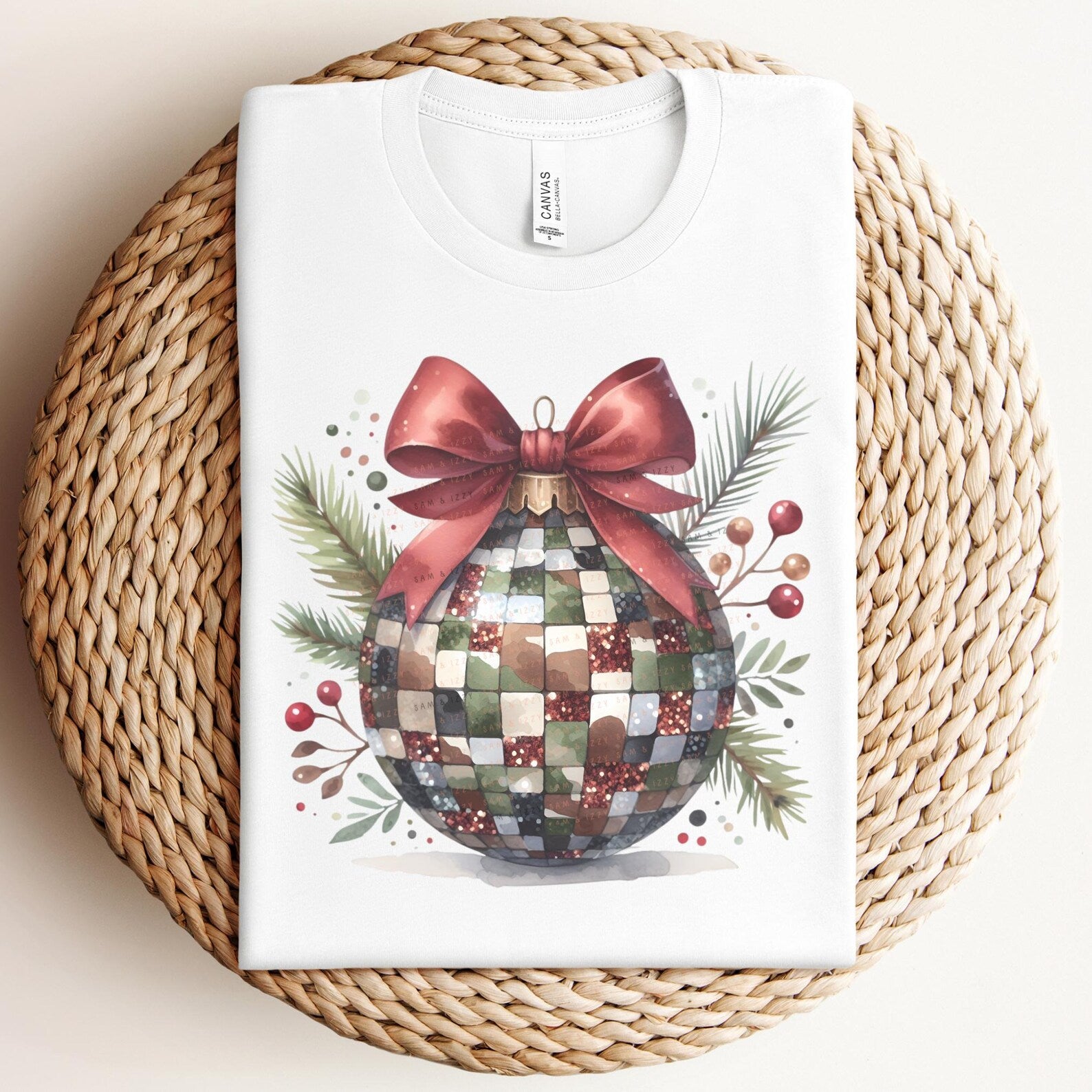 DTF Full Color Transfer - Camo Ornament
