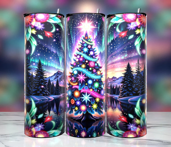 Neon Trees - 1 16oz Skinny Tumbler Sublimation Wrap