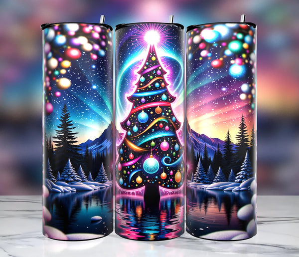 Neon Trees - 1 16oz Skinny Tumbler Sublimation Wrap