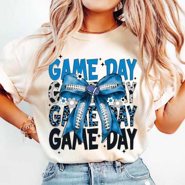 DTF Full Color Transfer - Game Day Football Team Bows (ALL 32 TEAMS!)