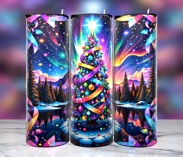 Neon Trees - 1 16oz Skinny Tumbler Sublimation Wrap