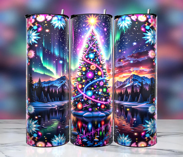 Neon Trees - 1 16oz Skinny Tumbler Sublimation Wrap