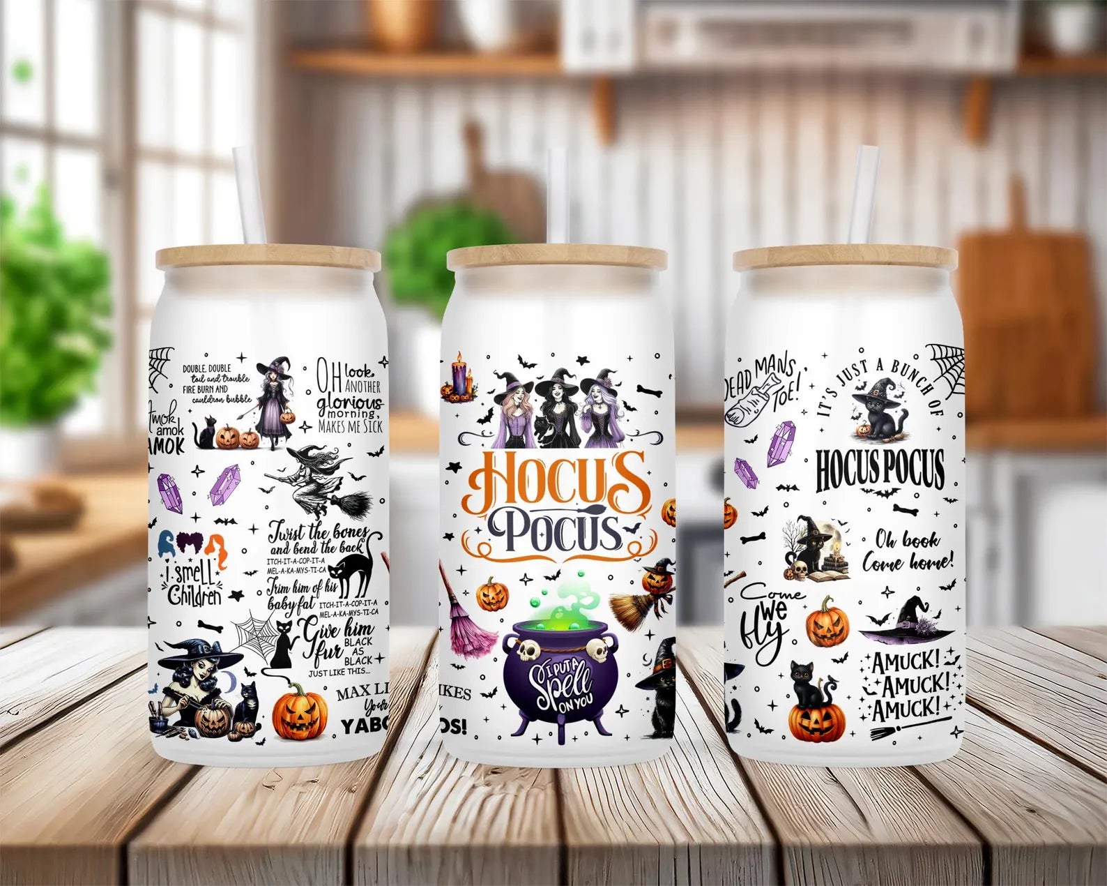 16oz UV DTF Wrap - Hocus P Things