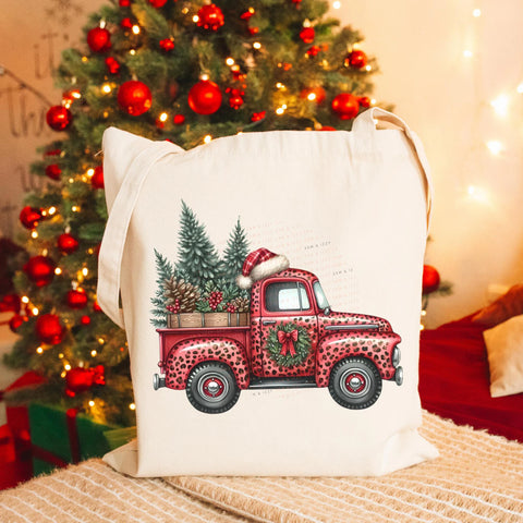 DTF Full Color Transfer - Christmas Truck W/Hat