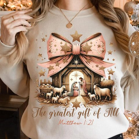 DTF Full Color Transfer - The Greatest Gift Of All