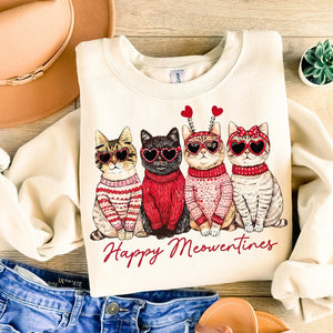 DTF Full Color Transfer - Happy Meowentines