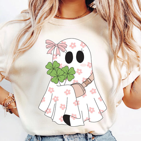 DTF Full Color Transfer - Lucky Ghost