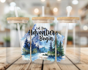 16oz UV DTF Wrap - Let The Adventure Begin