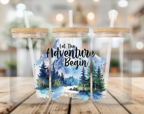 16oz UV DTF Wrap - Let The Adventure Begin